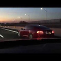 Alfa Romeo Stelvio in autostrada, l'incontro con una Tesla Model S