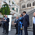 Amalfi: il governatore Vincenzo De Luca inaugura il nuovo depuratore