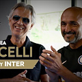 Andrea Bocelli canta ad Appiano Gentile per il team nerazzurro /Video