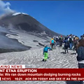 Esplosione sull'Etna, diverse persone ferite, presente anche una troupe della BBC