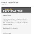 Expedia Partner Central una mail che rischia di compromettere i vostri sistemi informatici.