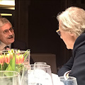 Sgarbi e D'Alema: la strana coppia a cena da Vissani