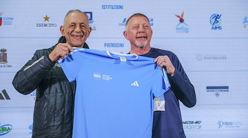 Boris Becker protagonista alla Family Run: in 1.200 alla Mostra d’Oltremare