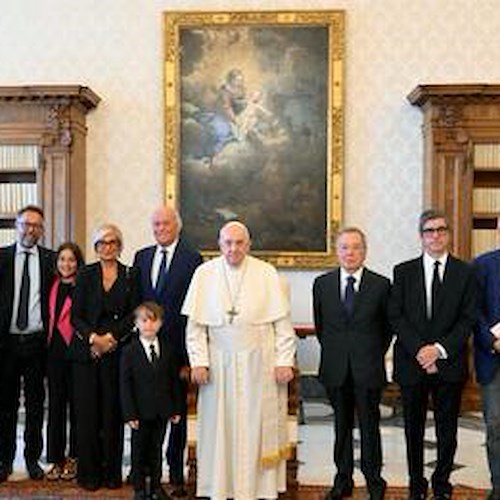 La premiazione di Papa Francesco è Giornalismo 2023<br />&copy; pagina Facebook Vatican News